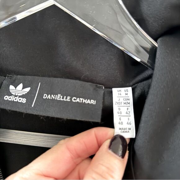 ADIDAS X Danielle Cathari Firebird Black Marble Stripe Track Jacket size Medium - Picture 8 of 10